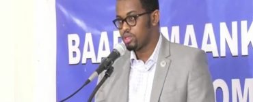 Somali Male, Member of Parliament, Mohamed Adam Moalim Ali