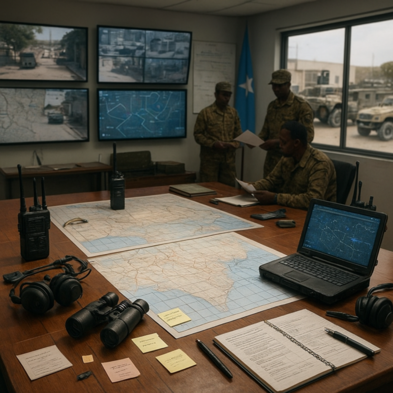 SNA Commander Meets AUSSOM Leadership to Discuss Security Transition ...