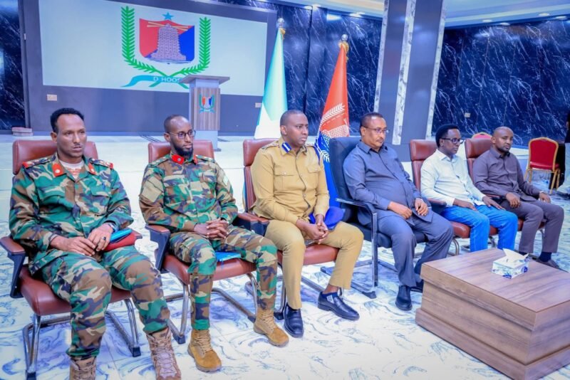 Mayor Mogadishu security meeting