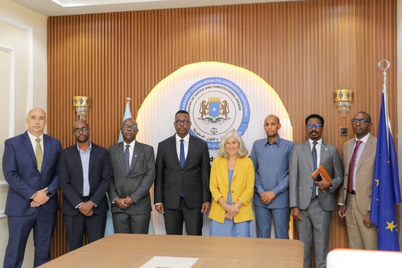 Somali Minister of Justice UNDP EU