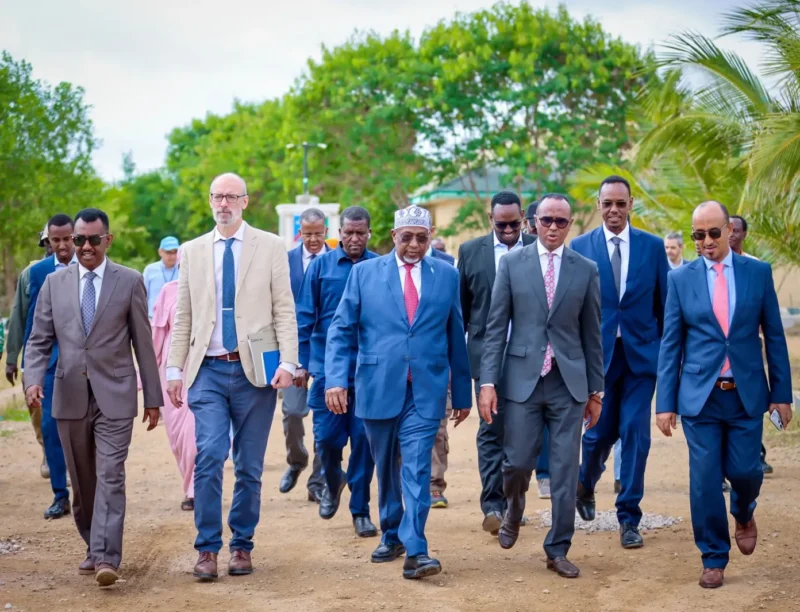 UN George Conway in Baidoa for SWS humanitarian meeting