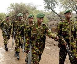 Kenya soldiers Somali border