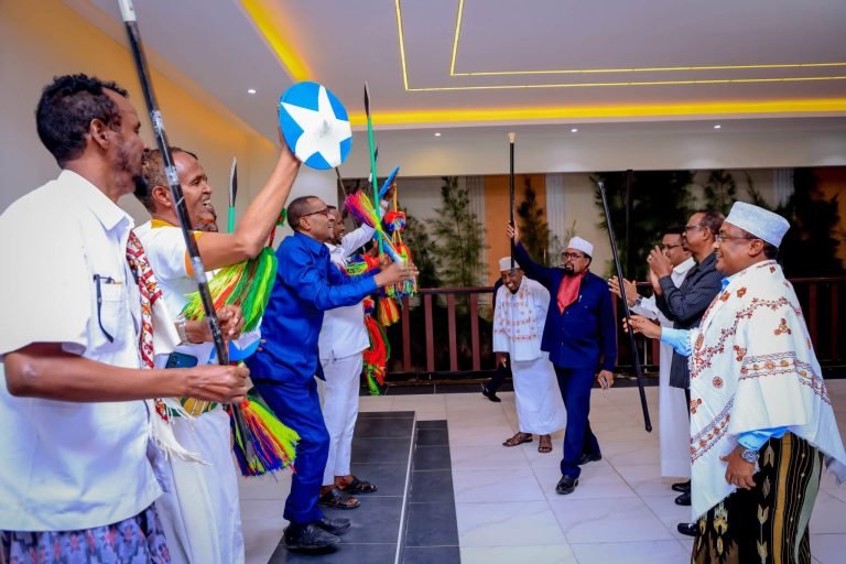 welcoming Djibouti ambassador mayor mogadishu