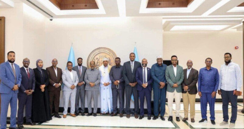 Hawadle clan meeting villa somalia