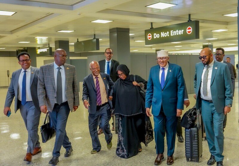 Somaliland president arrives Washington2